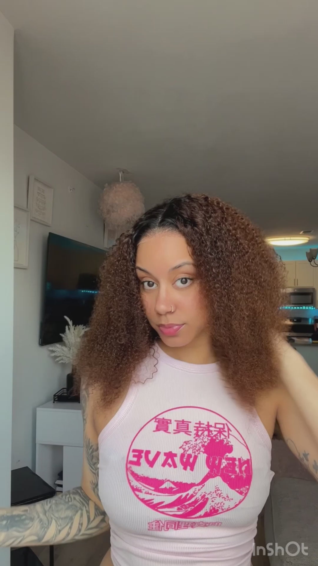 Brown Kinky Curls